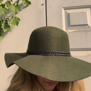 Olive Green Summer Hat